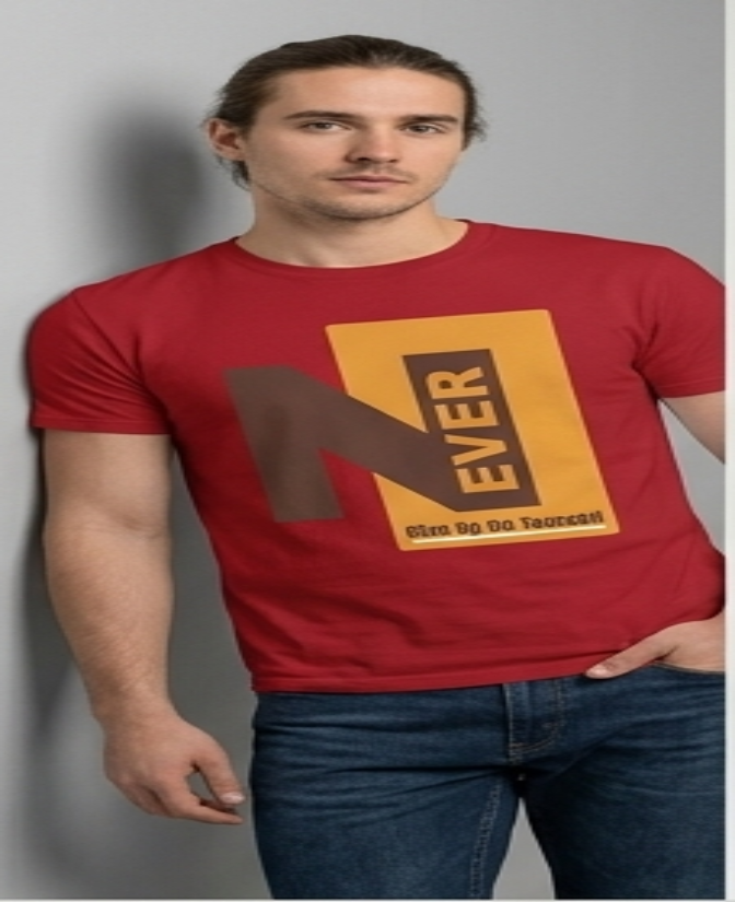Minimalist "Give Up On Yourself" Bold Typography T-Shirt