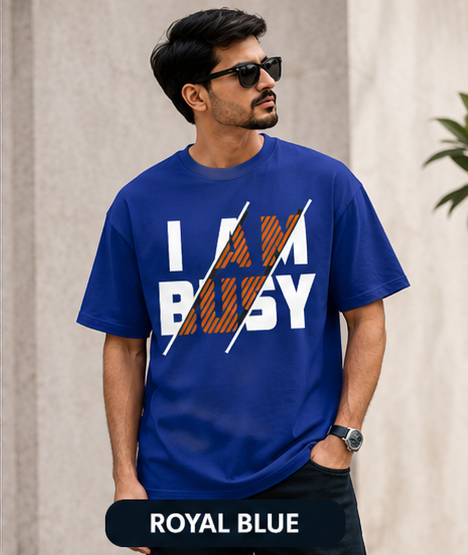 I AM BUSY Graphic T-Shirt | Modern Hustle Streetwear Tee
