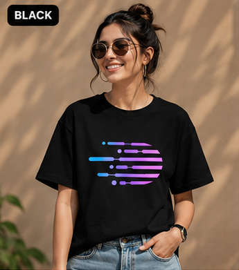 Futuristic Tech Graphic T-Shirt | Neon Cyber Aesthetic Tee